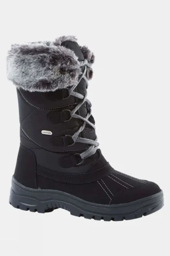 Clearance Calzat Girl's Fur Trim Traction Boot