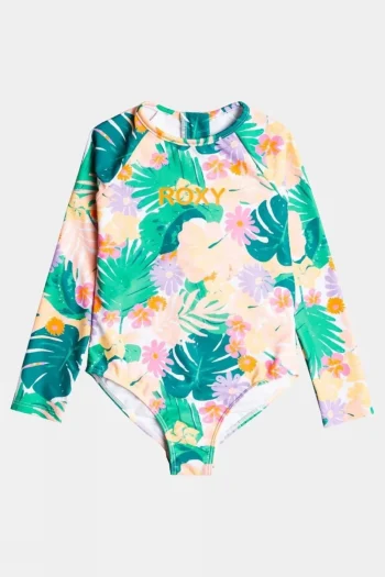 Outlet Roxy Girls Paradisiac Island Onesie Swimsuit