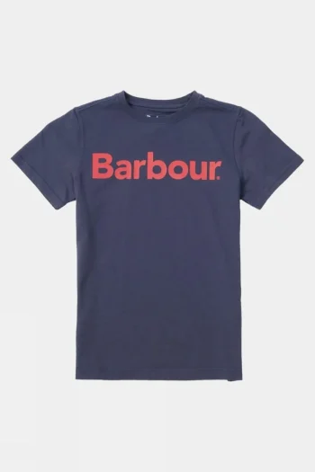 New Barbour Kids Essentials Logo Tee