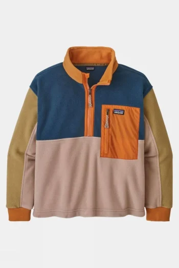 New Patagonia Kids Microdini Half Zip Pullover
