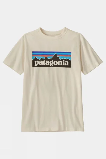 Fashion Patagonia Kids Regenerative Organic Certified Cotton P-6 Logo Tee