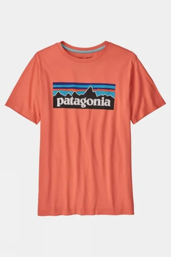 Outlet Patagonia Kids Regenerative Organic Certified Cotton P-6 Logo Tee
