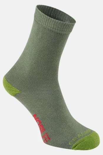 Sale Craghoppers Kids Twin Pack Nosilife Travel Socks (Twin Pack)