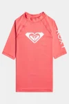Outlet Roxy Kids Wholehearted Short Sleeve Rash Vest