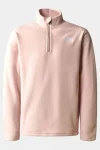 New The North Face Teen Glacier 1/4 Zip Fleece