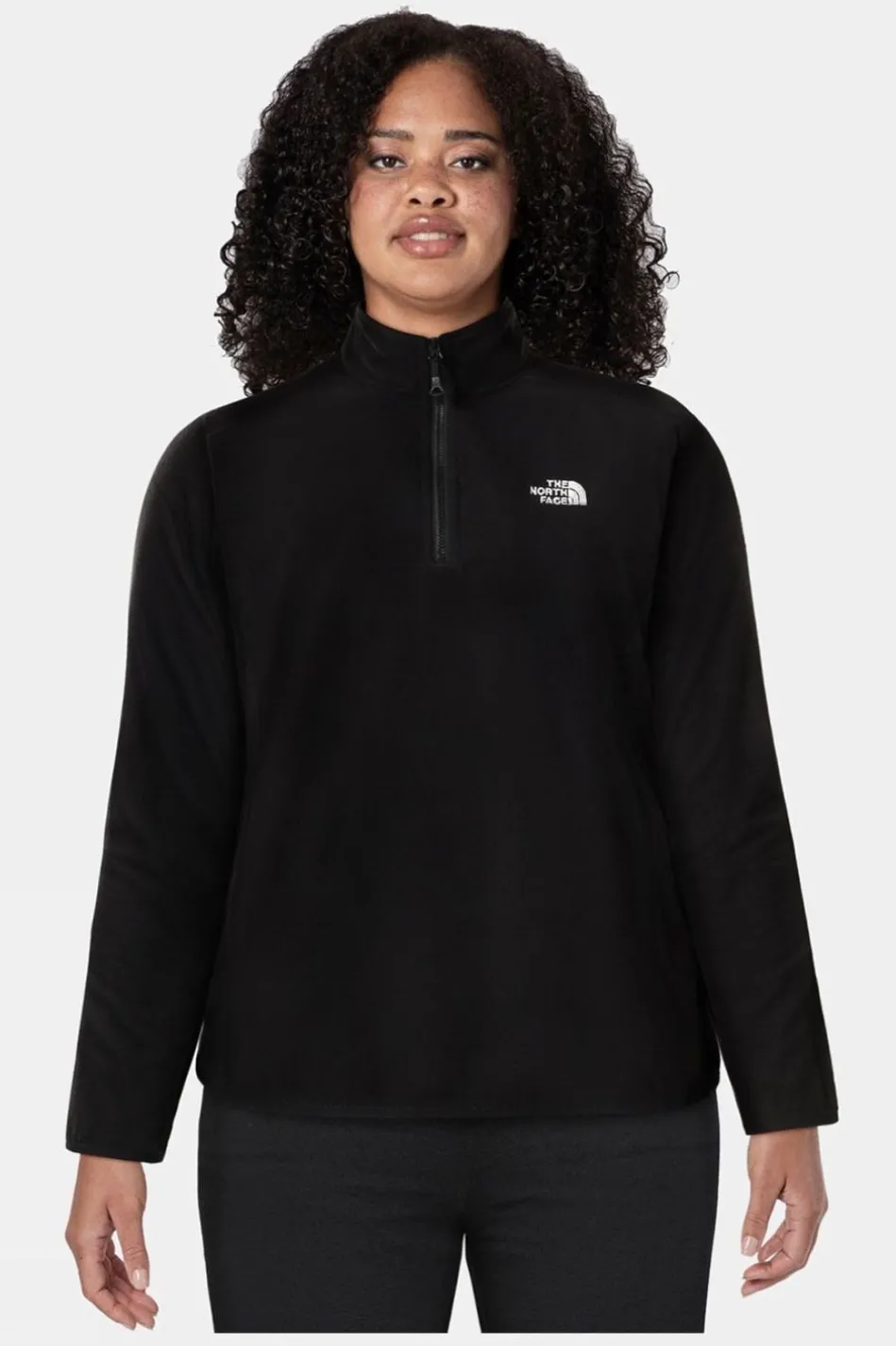womens-100-glacier-quarter-zip-kJNkluEn-2.webp Online The North Face Womens 100 Glacier Quarter Zip Fleece