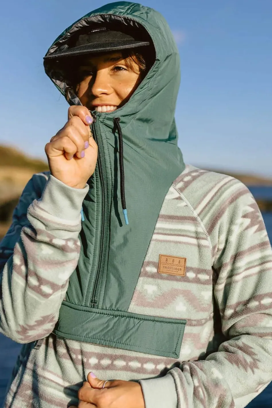 womens-alexander-recycled-pola-onrvkDYI-2.webp Sale Passenger Womens Alexander Recycled Polar Hooded Fleece