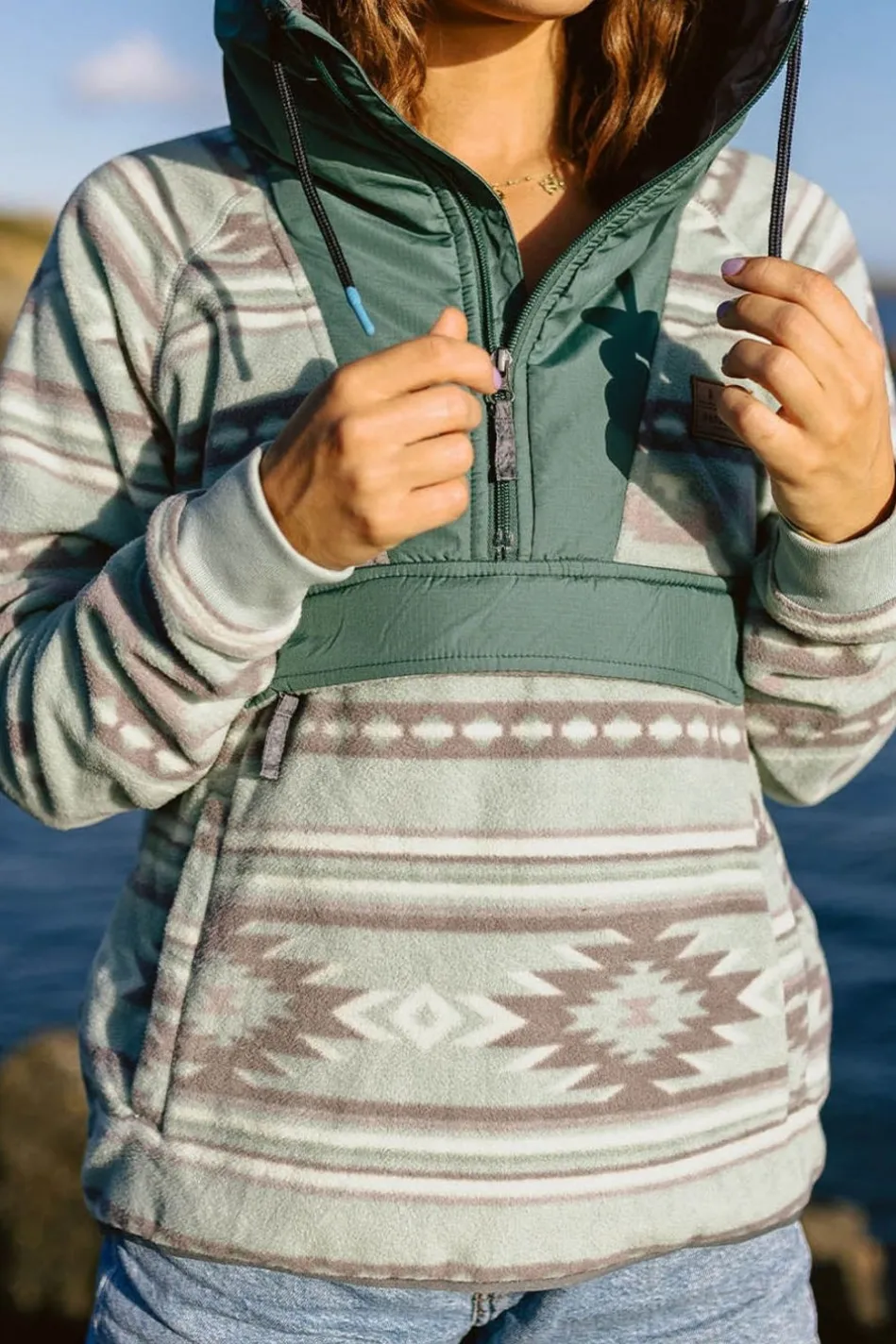 womens-alexander-recycled-pola-onrvkDYI-5.webp Sale Passenger Womens Alexander Recycled Polar Hooded Fleece