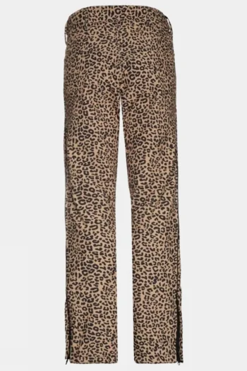 Discount Protest Womens Angle 20 Leopard Print Snow Pants