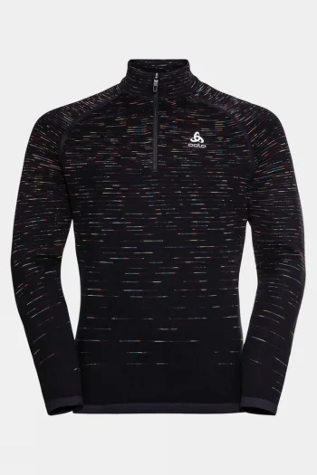 Online Odlo Womens Blackcomb Eco Bl Turtle Neck Long Sleeve Half Zip Top