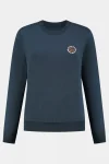 New Blue Loop Originals Womens Blue Fleece Sweater