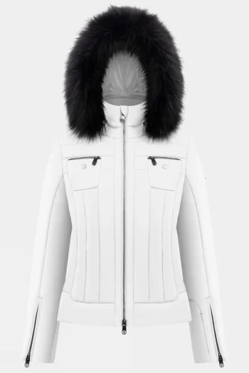 Fashion Poivre Blanc Womens Chloe Stretch Ski Jacket