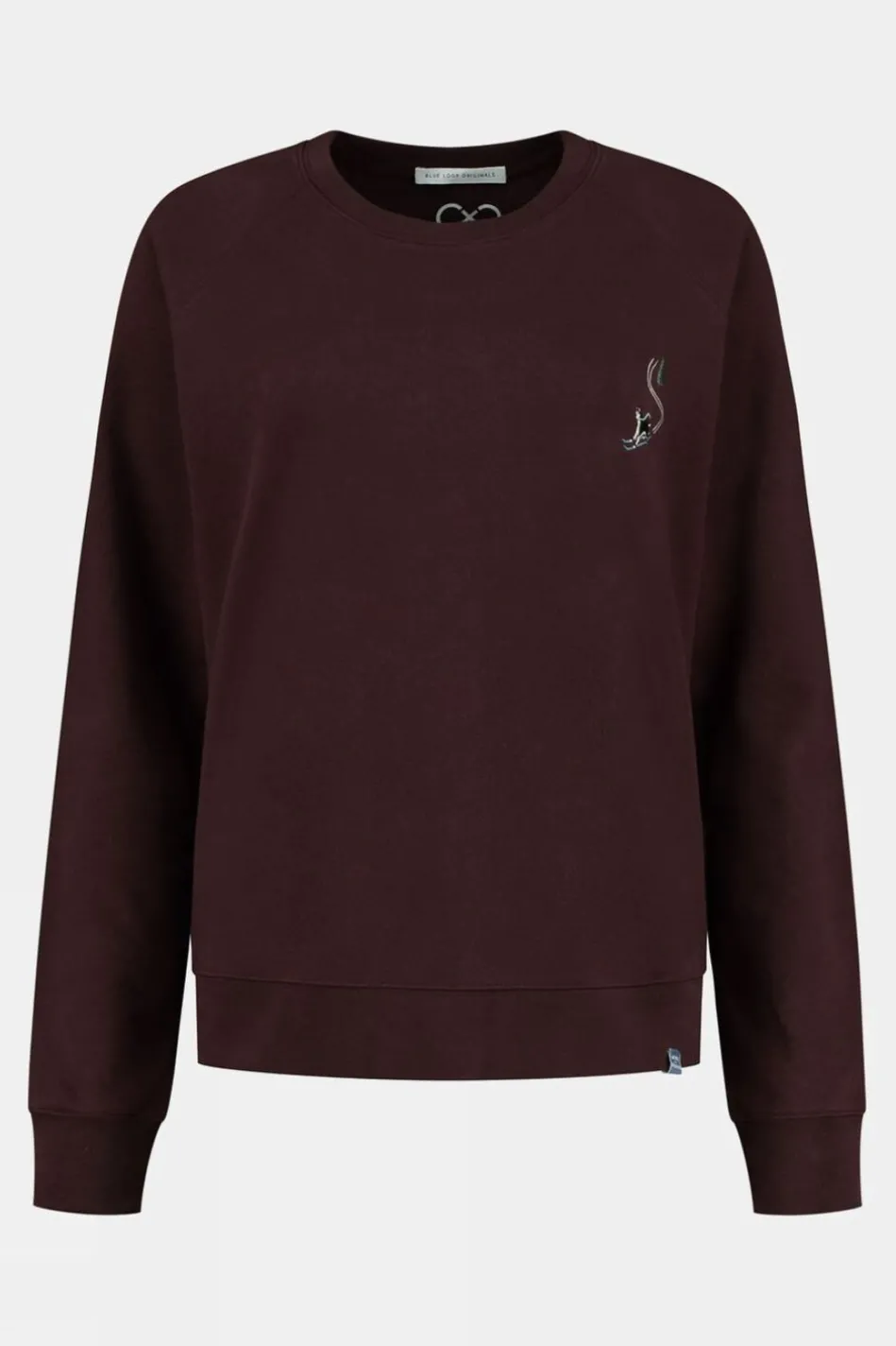 womens-embroidered-blue-fleece-qWVbYRoP-0.webp Clearance Blue Loop Originals Womens Embroidered Blue Fleece Sweater