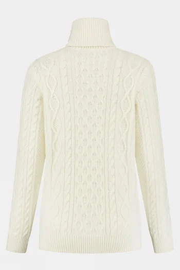 New Blue Loop Originals Womens Essential Cable Sweater