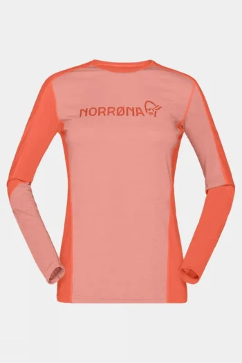 Clearance Norrona Womens Falketind Equaliser Merino Round Neck Top