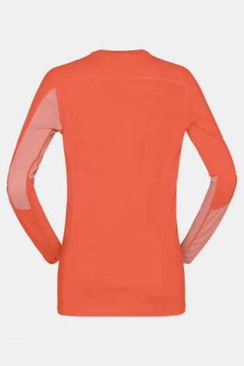 Clearance Norrona Womens Falketind Equaliser Merino Round Neck Top