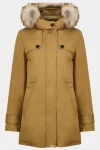 Hot Troy London Womens Faux Fur Parka Jacket