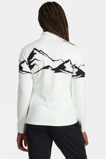 New Spyder Womens Figure 8 Half Zip Base Layer