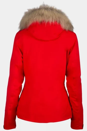 New Degre 7 Womens Geod Faux Fur Ski Jacket