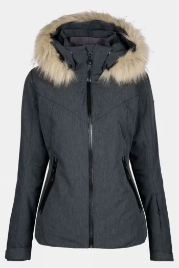 Discount Degre 7 Womens Geod Faux Fur Ski Jacket