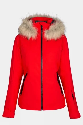 Clearance Degre 7 Womens Geod Faux Fur Ski Jacket