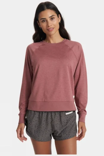 New Vuori Womens Halo Long Sleeve Crew Top
