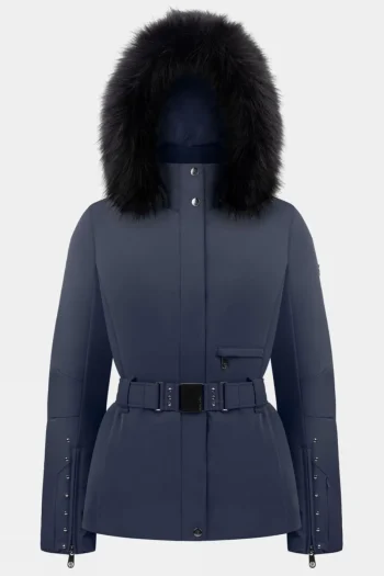 Fashion Poivre Blanc Womens Lauren Long Stretch Ski Jacket