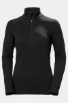 Clearance Helly Hansen Womens Lifa Merino Midweight Half Zip Baselayer Top