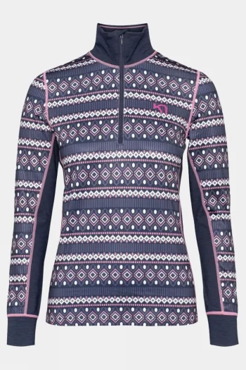 Clearance Kari Traa Womens Lune Half Zip Baselayer