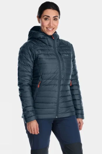 New Rab Womens Microlight Alpine Long Jacket