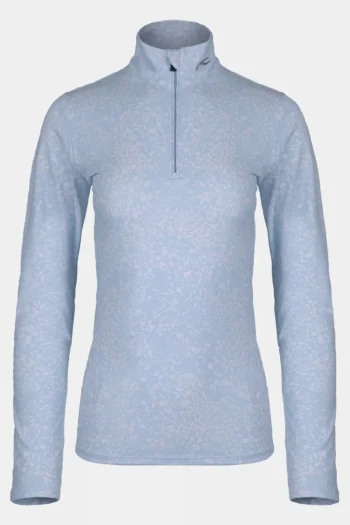 Clearance Kjus Womens Motion Print Half-Zip Fleece