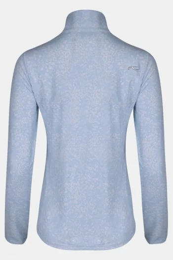 Clearance Kjus Womens Motion Print Half-Zip Fleece