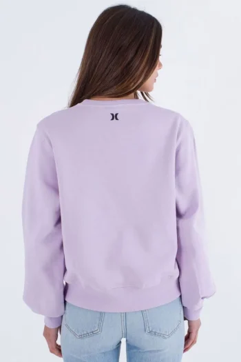 Outlet Hurley Womens Oceancare O&O Script Crew Sweatshirt