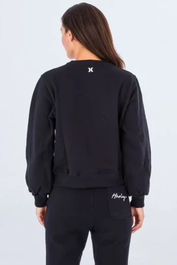 Hot Hurley Womens Oceancare O&O Script Crew Sweatshirt