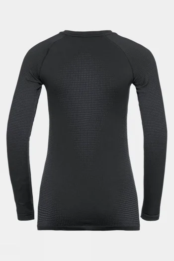 New Odlo Womens Performance Warm Eco Long Sleeve Crew Neck
