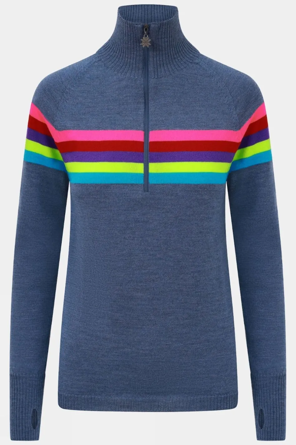 womens-rainbow-merino-midlayer-aNaQtRvz-0.webp Outlet Snow Finel Womens Rainbow Merino Midlayer Top