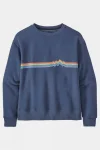 Sale Patagonia Womens Ridge Rise Stripe Uprisal Crew Sweatshirt