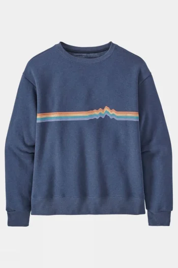 Sale Patagonia Womens Ridge Rise Stripe Uprisal Crew Sweatshirt