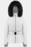 Hot Poivre Blanc Womens Riva Faux Fur Ski Jacket
