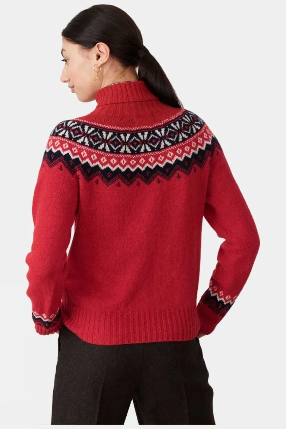 womens-supersoft-lambswool-fai-SdHSlDsj-2.webp Sale Brora Womens Supersoft Lambswool Fair Isle Polo Neck