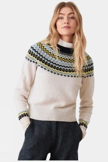 Online Brora Womens Supersoft Lambswool Folk Jumper
